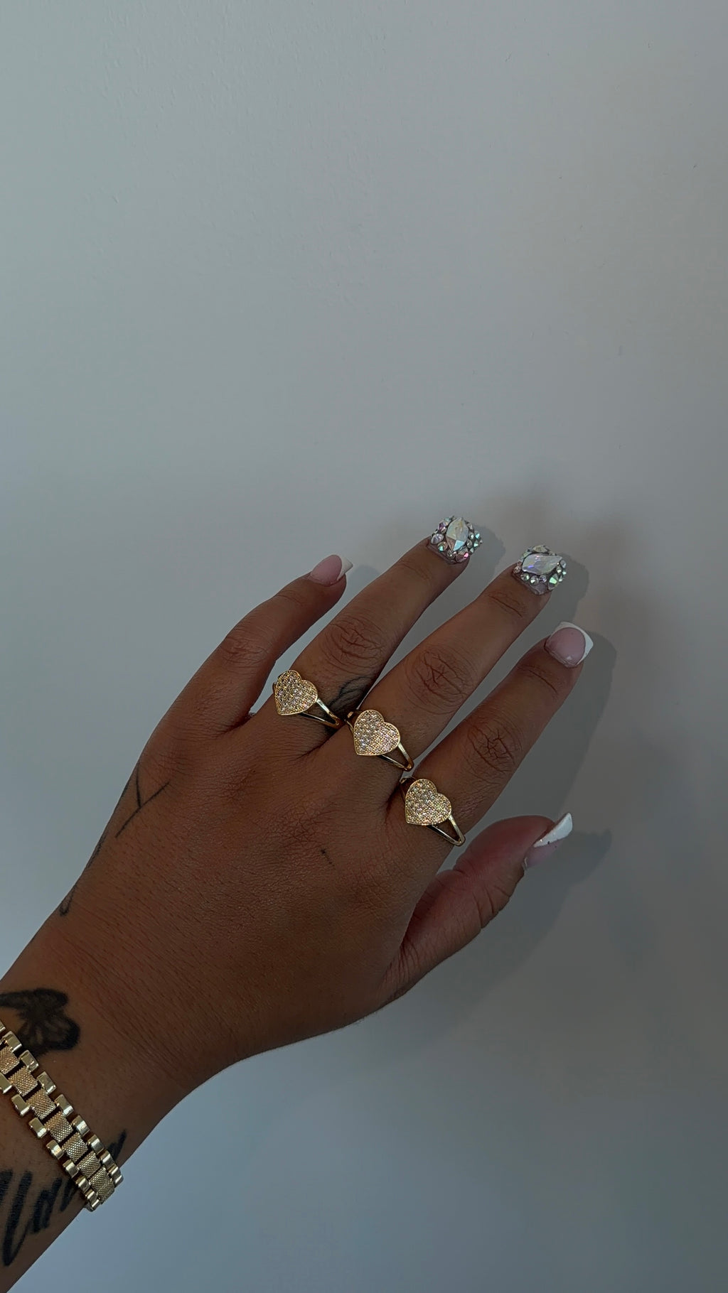Bling Heart Ring