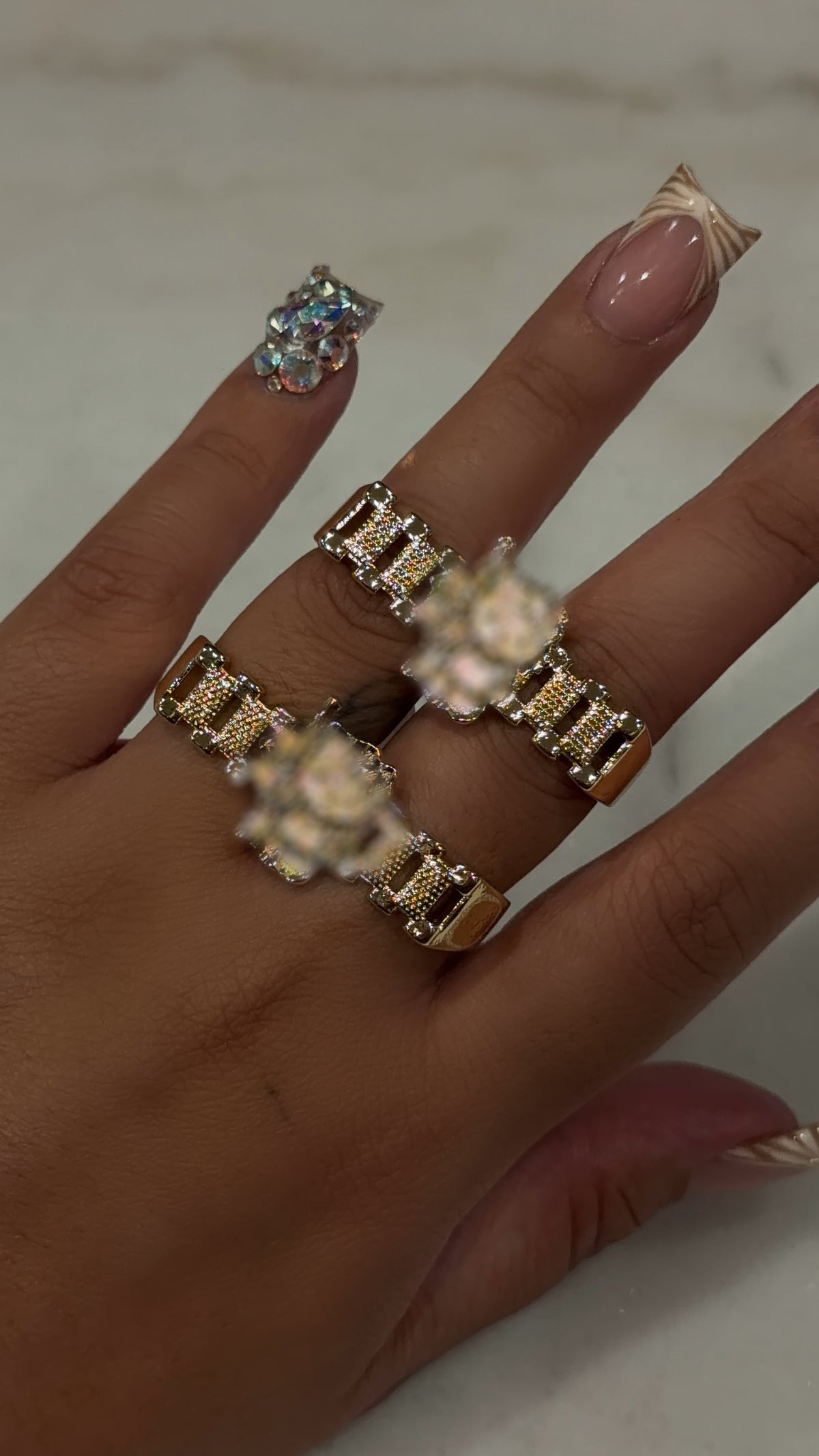 2 Finger Rollie Kitten Ak Ring