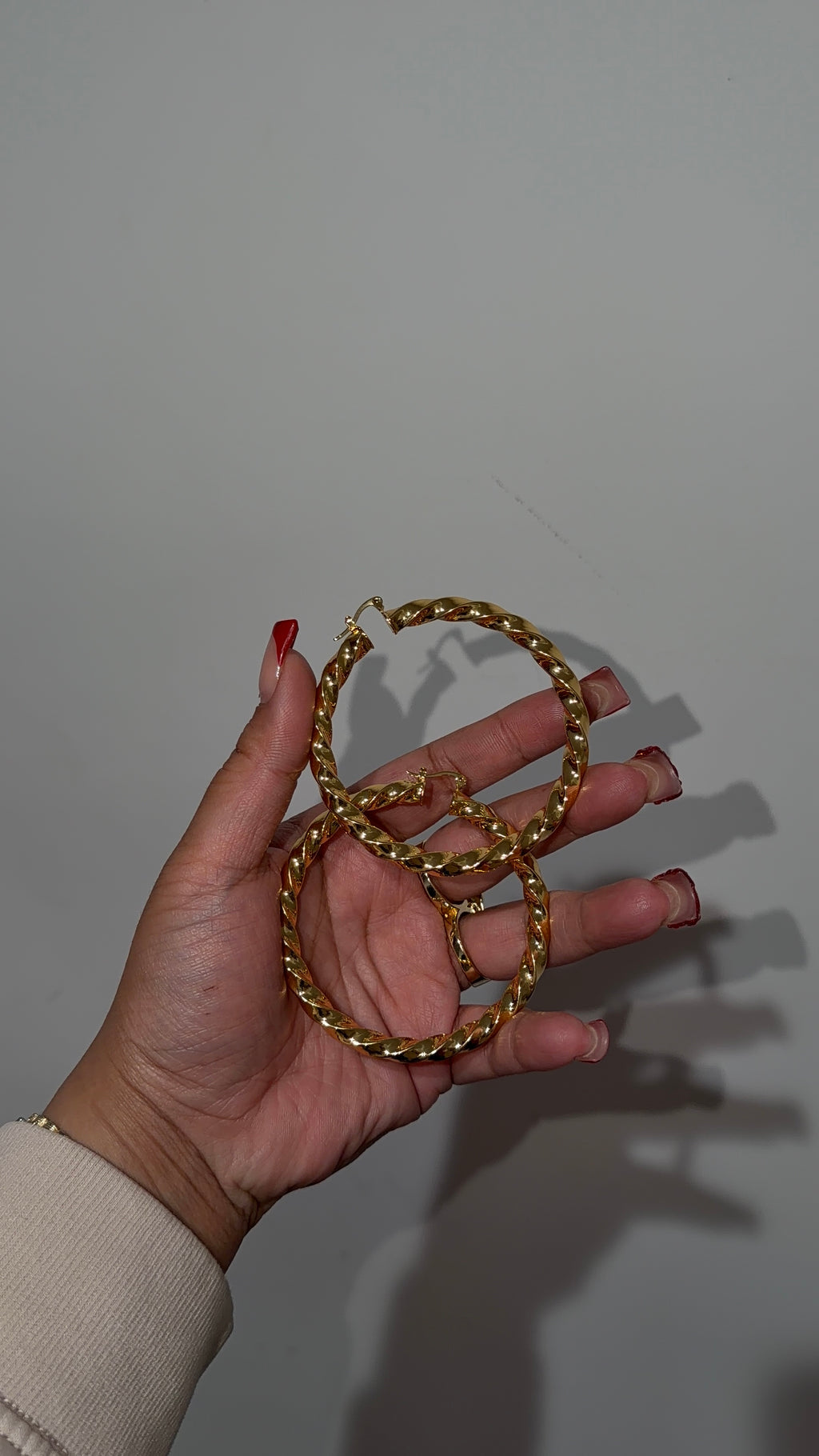 70mm Twisty Hoops