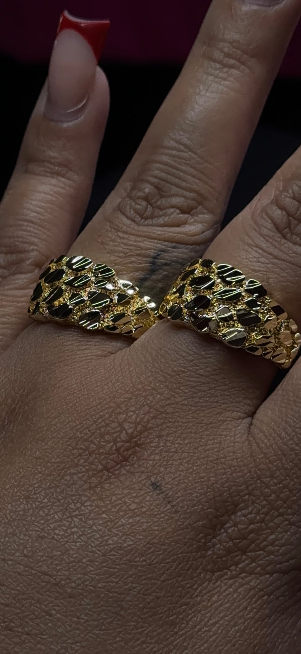 Real Chunky Nugget Ring