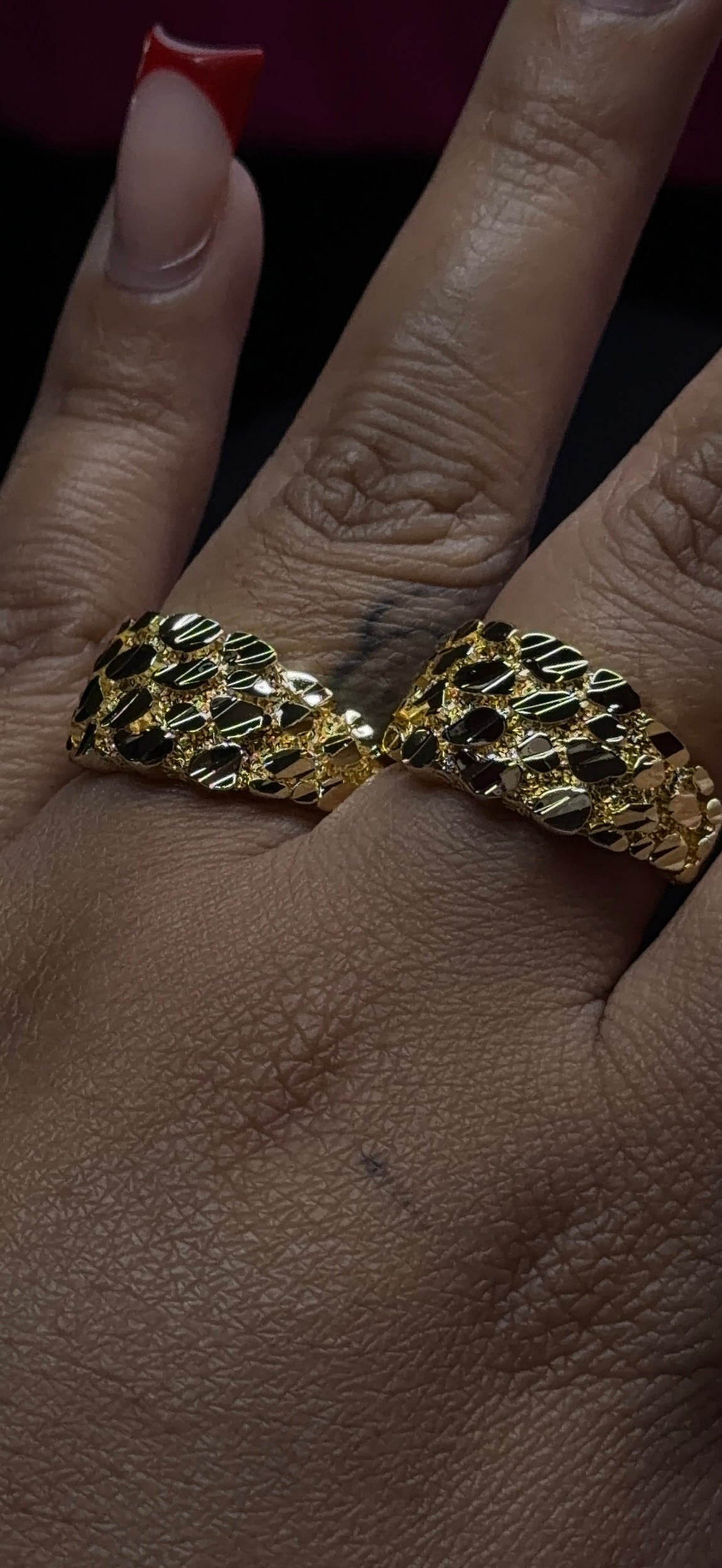 Real Chunky Nugget Ring
