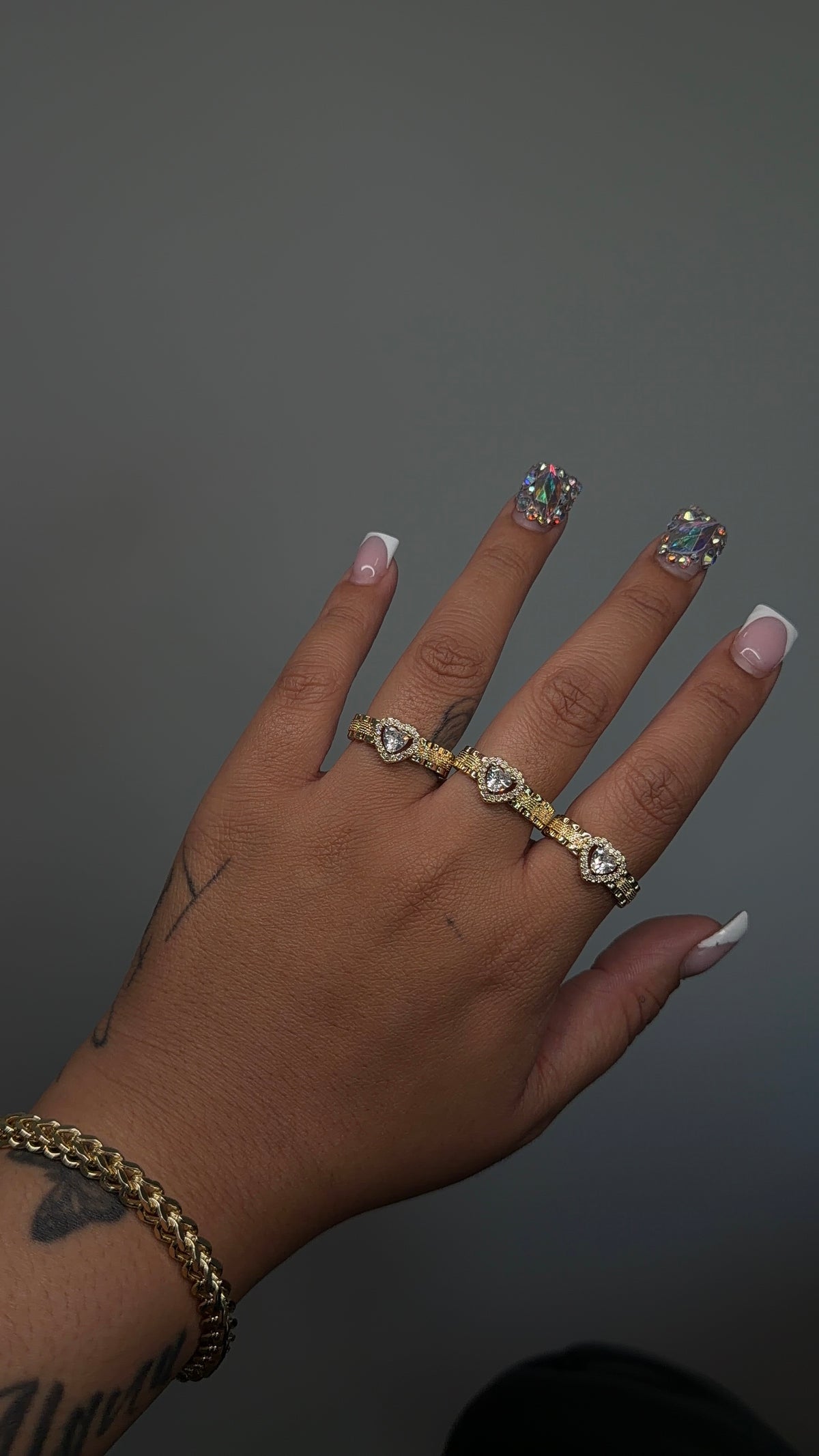 Princess Heart Rollie Ring