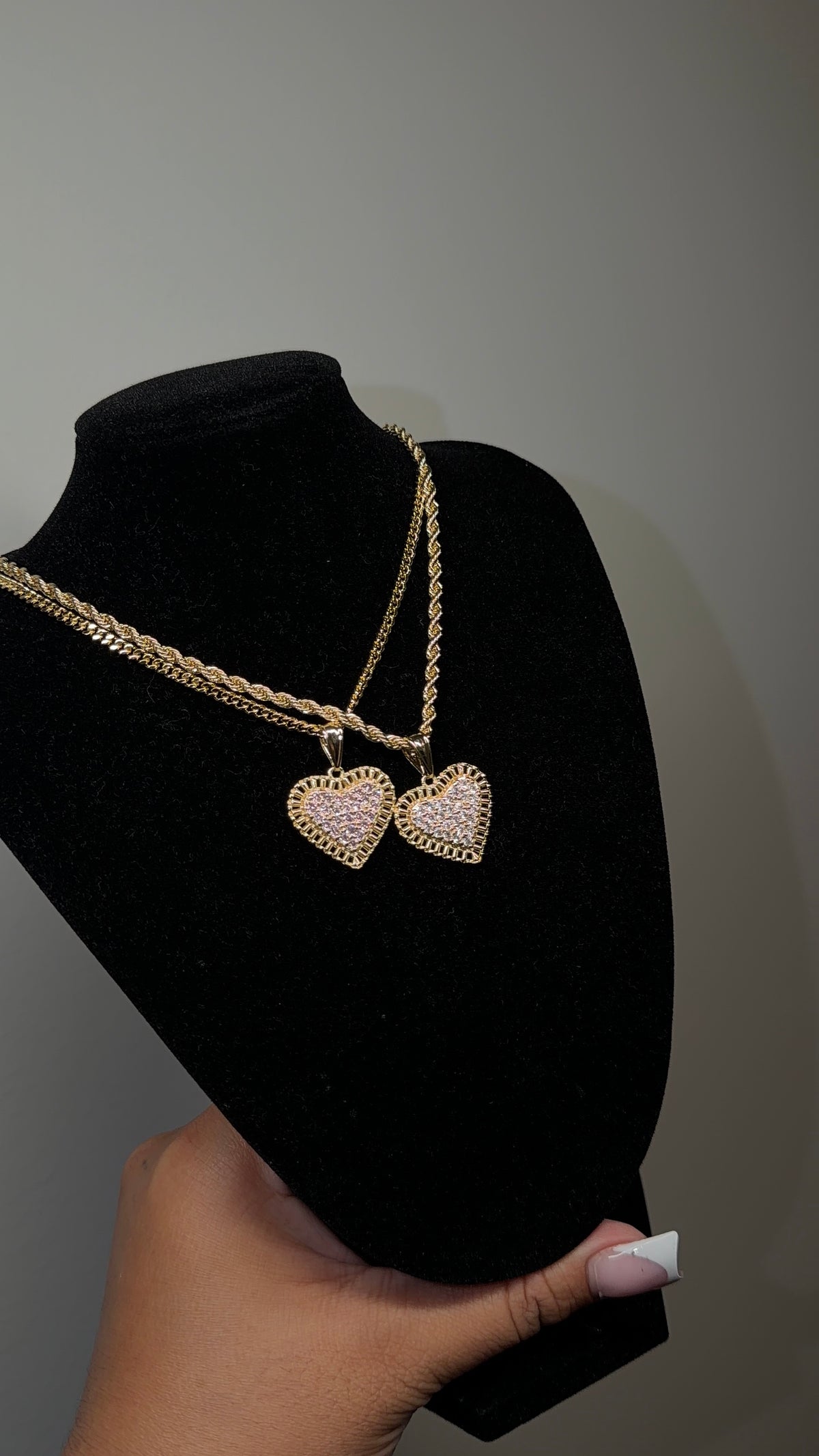 Princess Heart Rollie Bling Chain