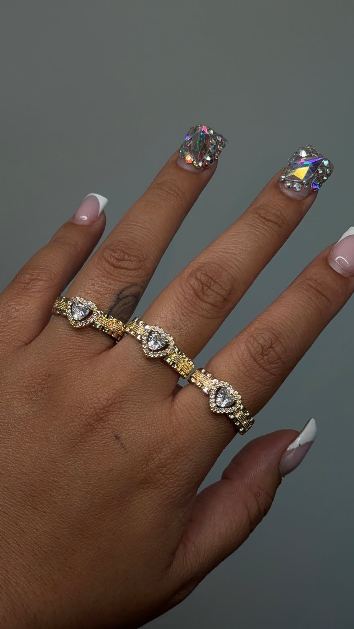 Princess Heart Rollie Ring