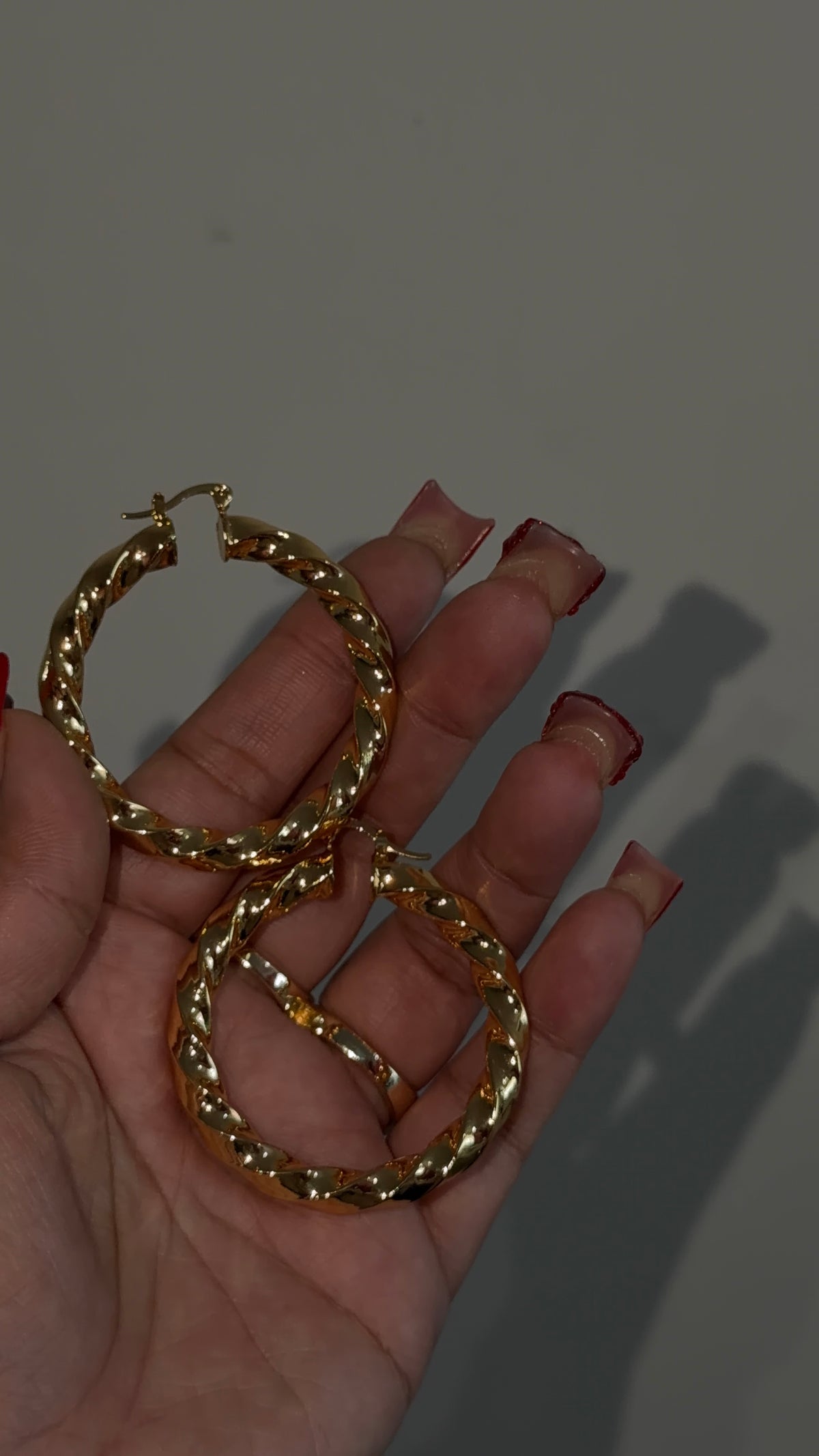 50mm Twisty Hoops