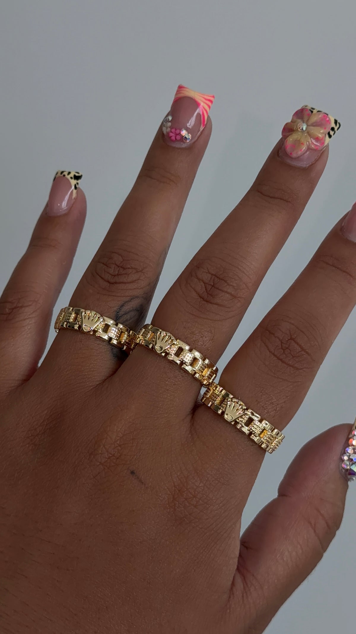 Lil Crown Prezy Rollie Band Ring