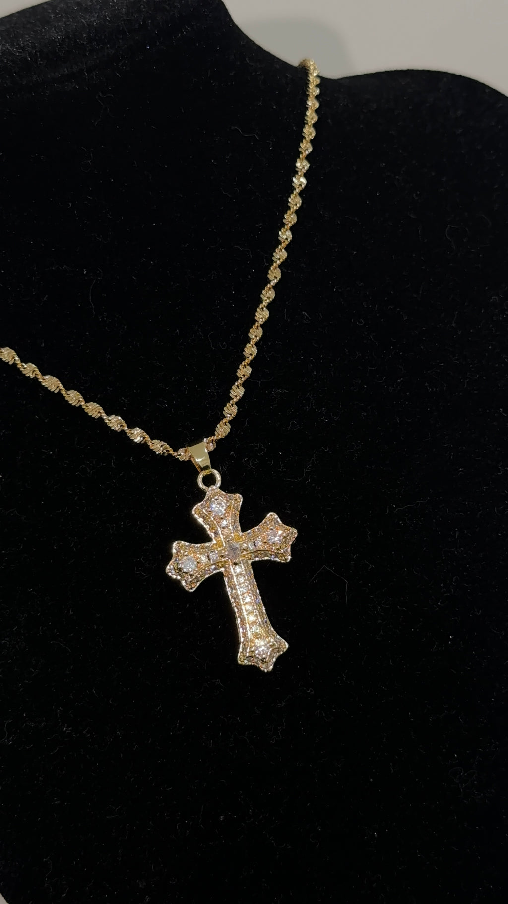 Bling Out Cross Necklace