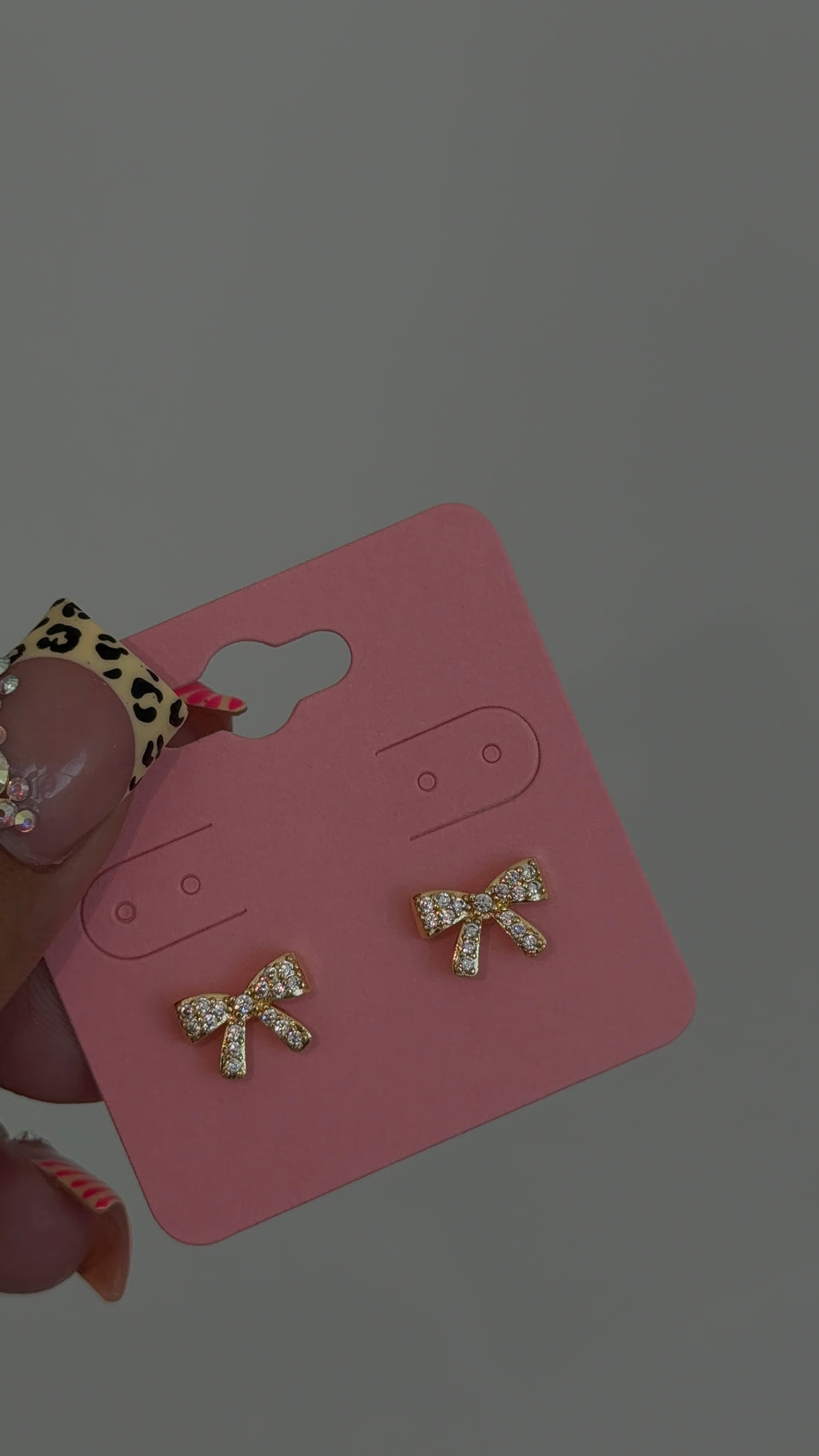 Lil Bling Bow Earrings