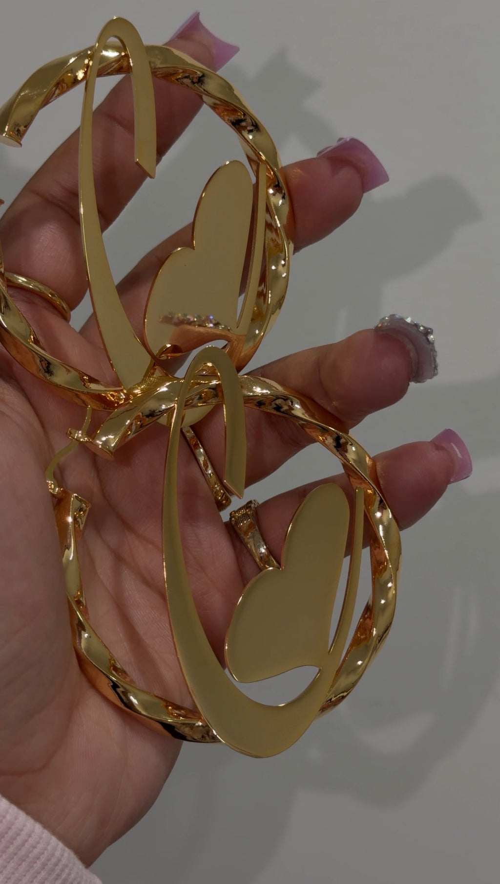 Custom Lovergirl Initial Hoops