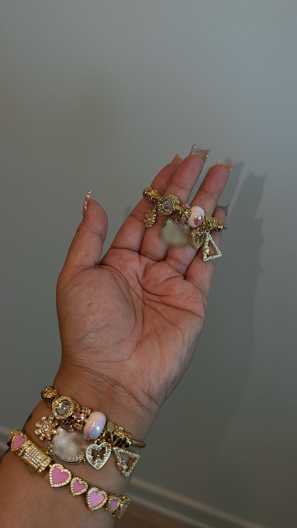 Kitten Bling Charm Bracelet