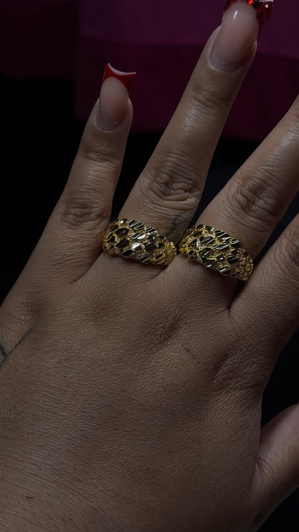 Real Chunky Nugget Ring
