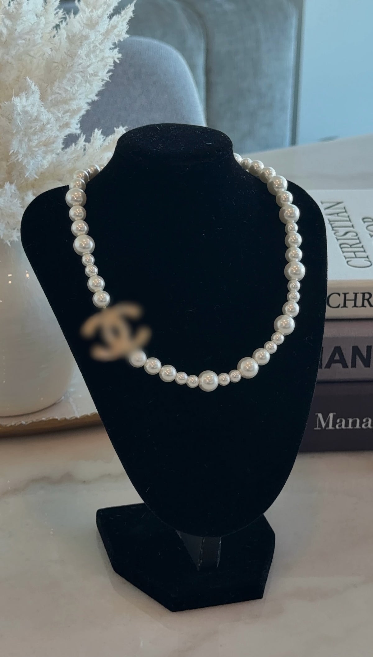 Luxxy Mother Of Pearl C Necklace