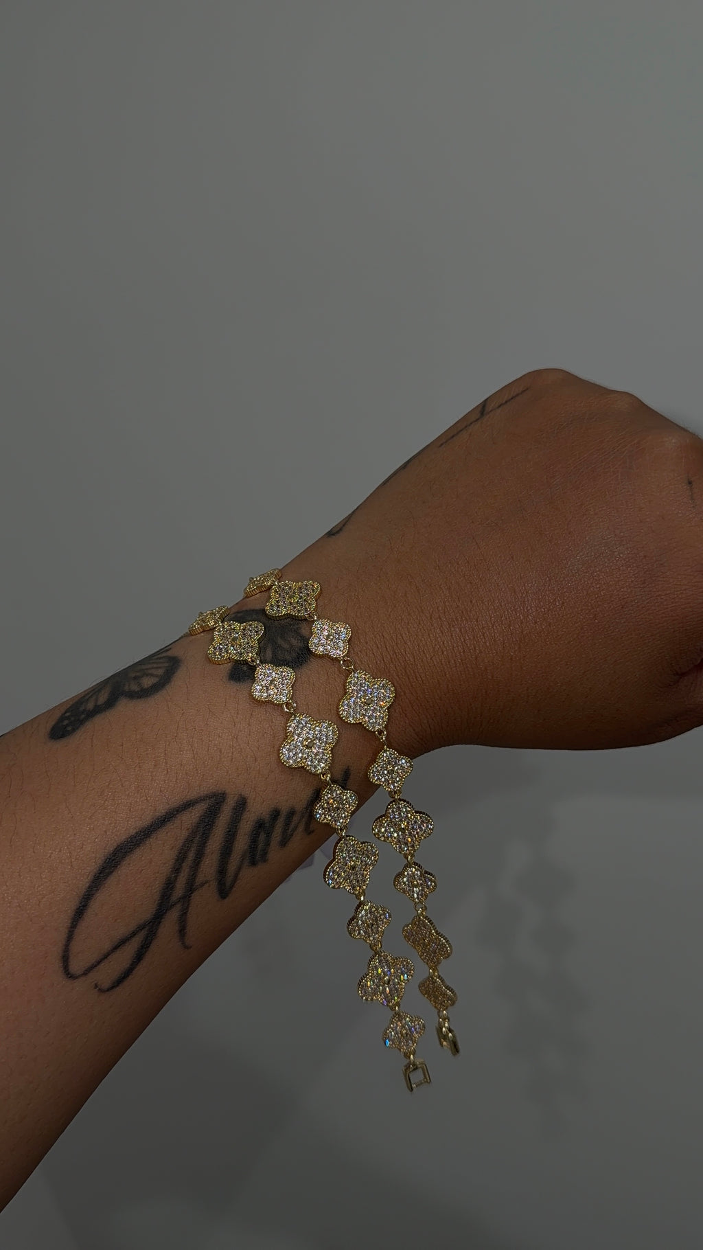 Bling Clover Bracelet