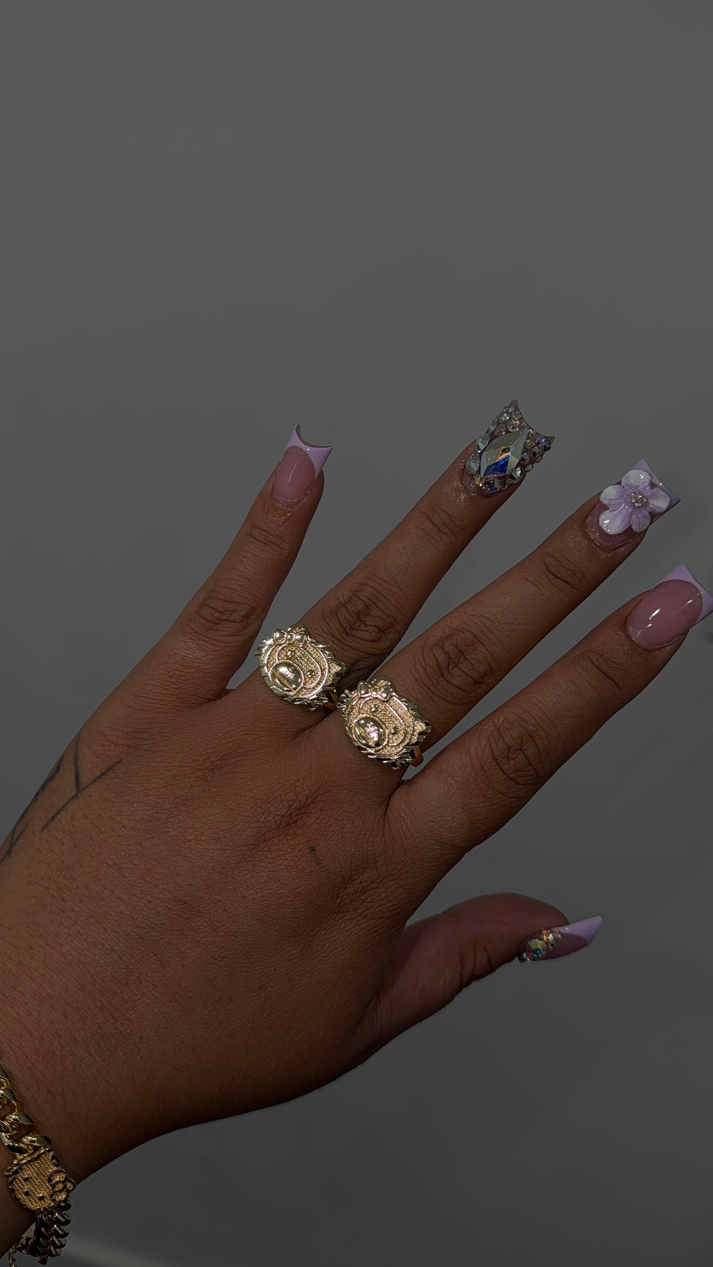 Baby Monkey Bow Ring