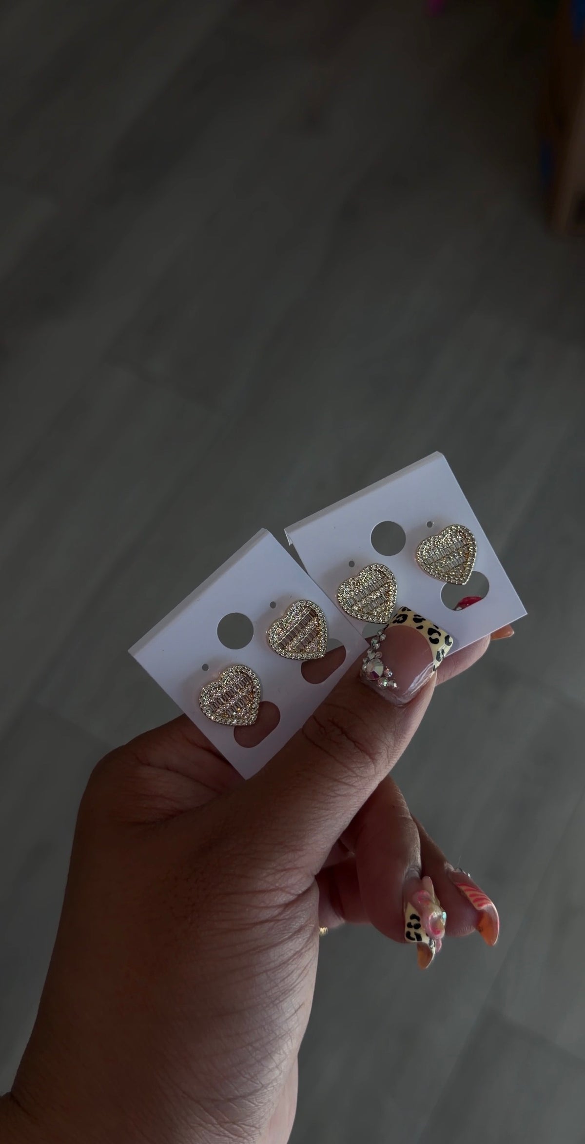 Princess Baguette Earrings