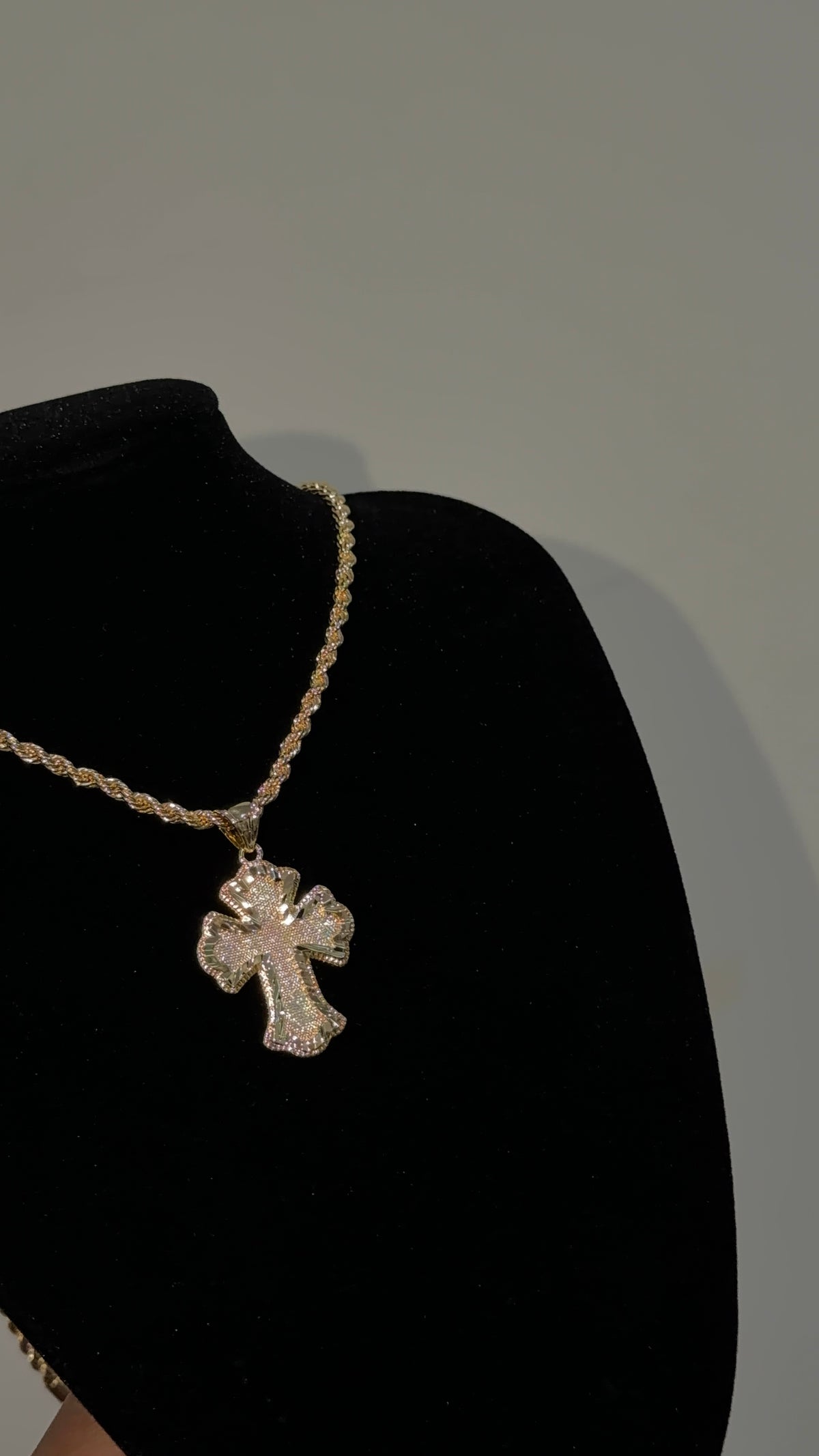 Gold Cross Chain