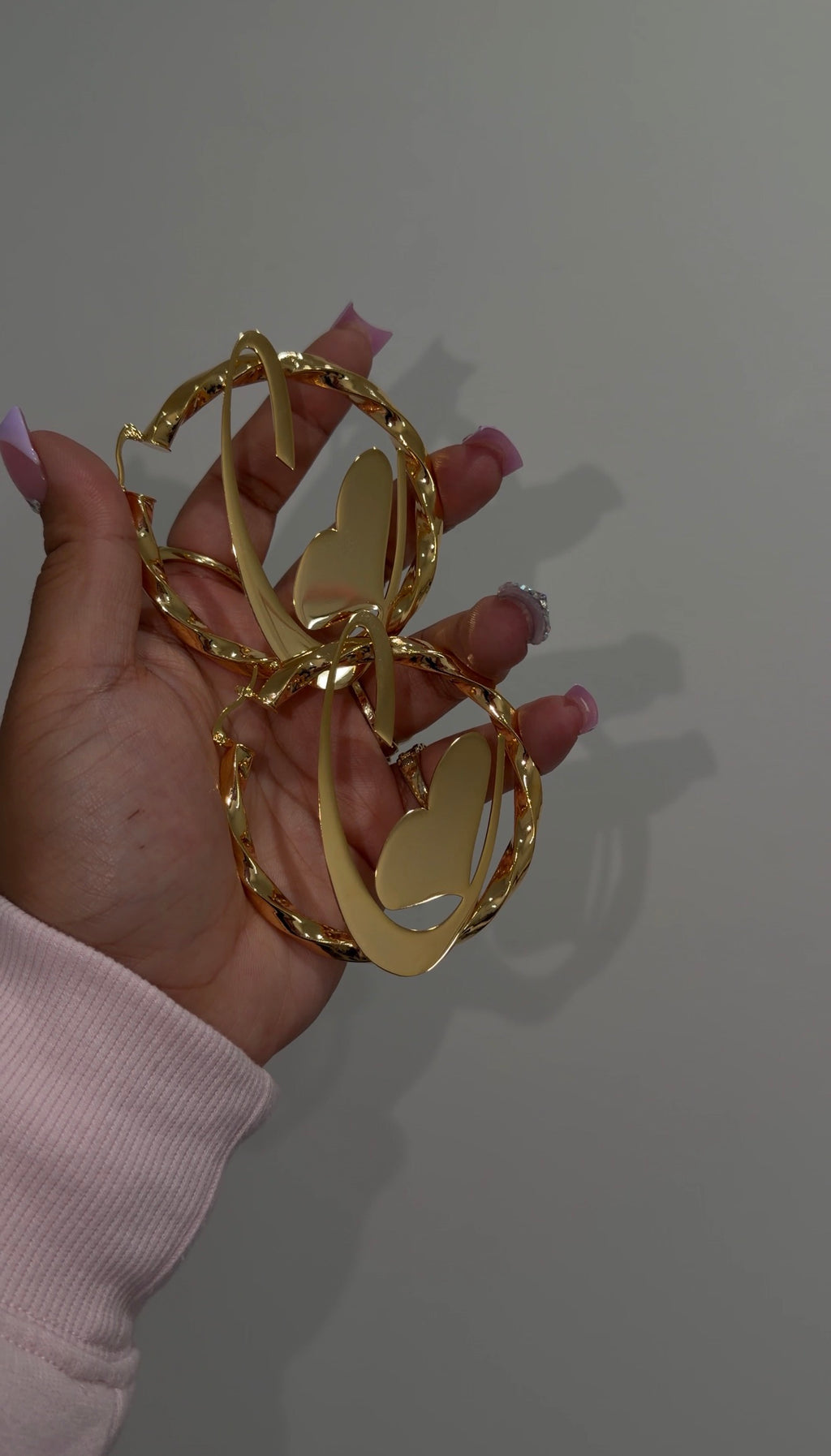 Custom Lovergirl Initial Hoops