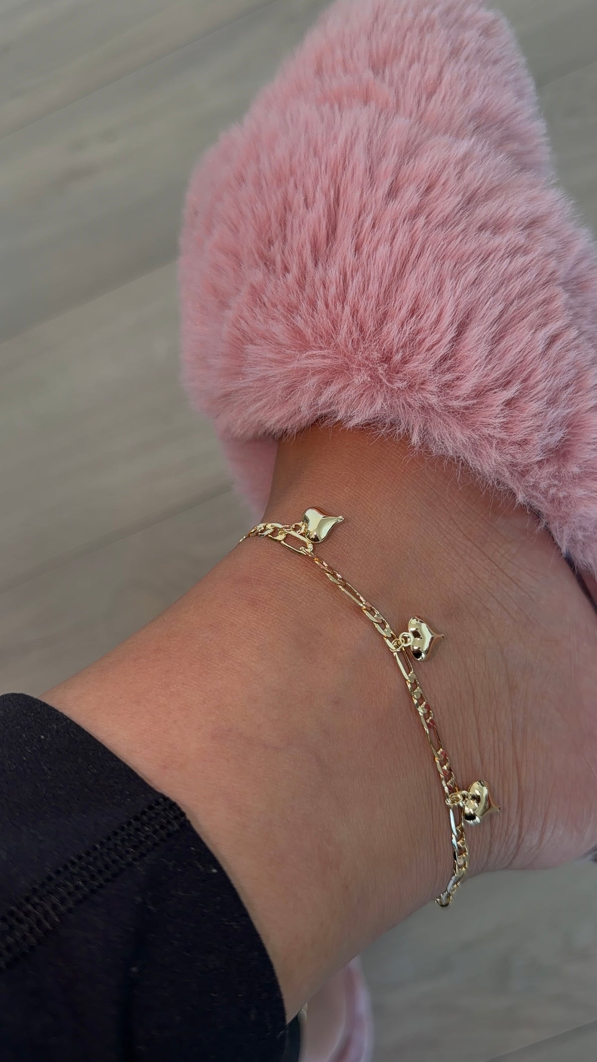 Heart Charm Anklet