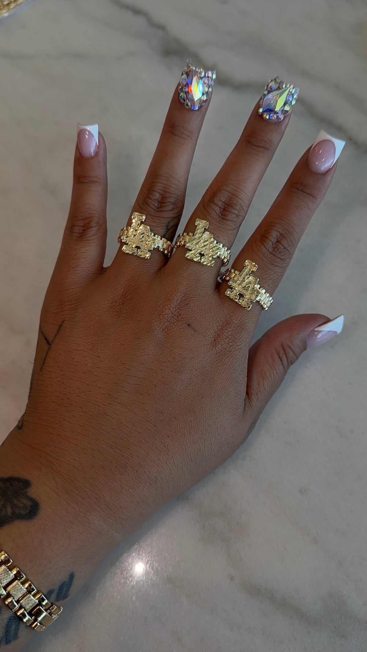 LA Rollie Band Ring