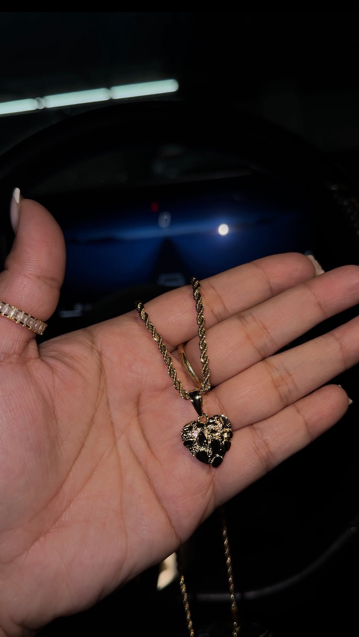 Heart Nugget Necklace